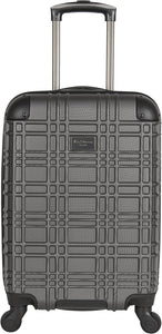 Ben Sherman Nottingham 20-Inch Carry-On Lightweight Durable Hardshell 4-Wheel Spinner Cabin Size Luggage, Charcoal